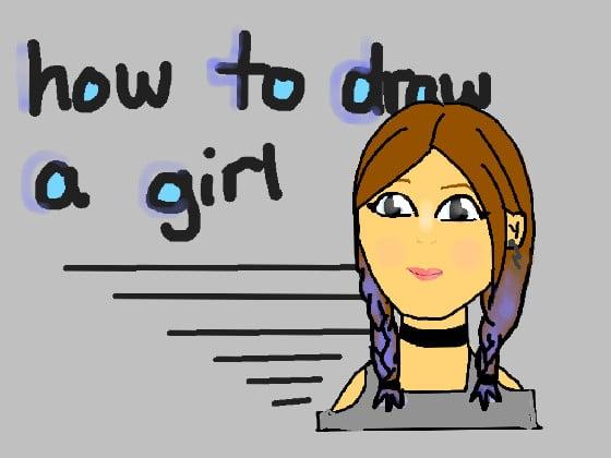 How to draw a girl🤪