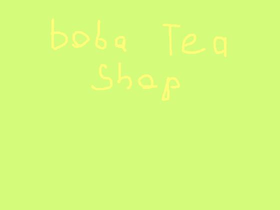 boba tea shop🧋