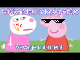 peppa pig micky macky boo baboo