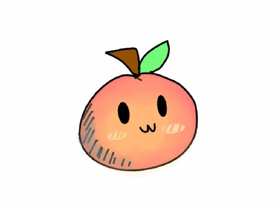 Drawing Of A Peach 1