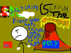Surviving the volcano Explosion! Starring henry stickmin but my version