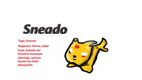 Sneado the pokemon