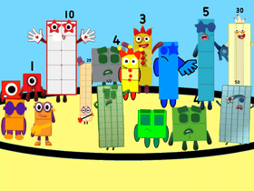 Numberblocks Band with NUMBER