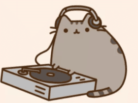 Pusheen plays battle cats theme