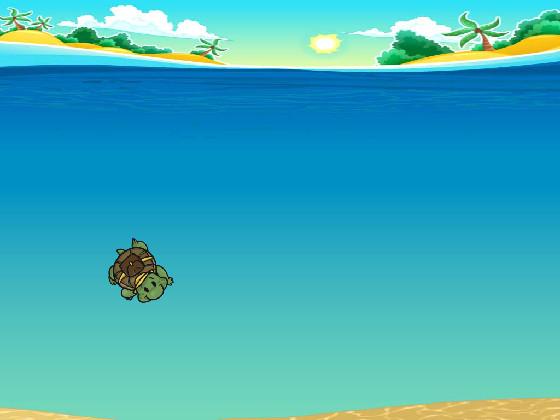 Turtle be swiming 1