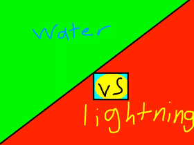 water vs lightning