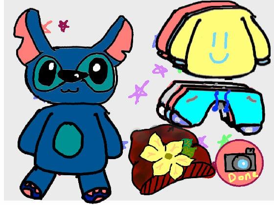 Stitch dressup!