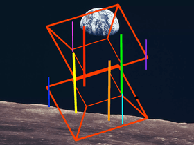 3D TESSERACT SHADOW