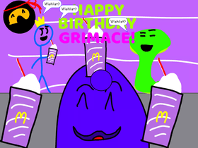 Happy Birthday Grimace