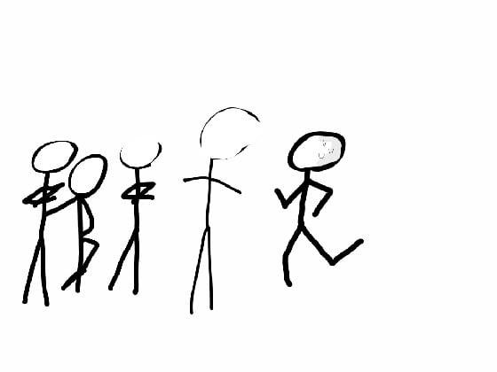 the stick figure story1!