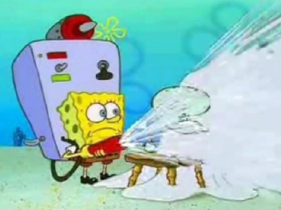 SpongeBob GIF 2 SpongeBob snowblowers Squidward 1 1