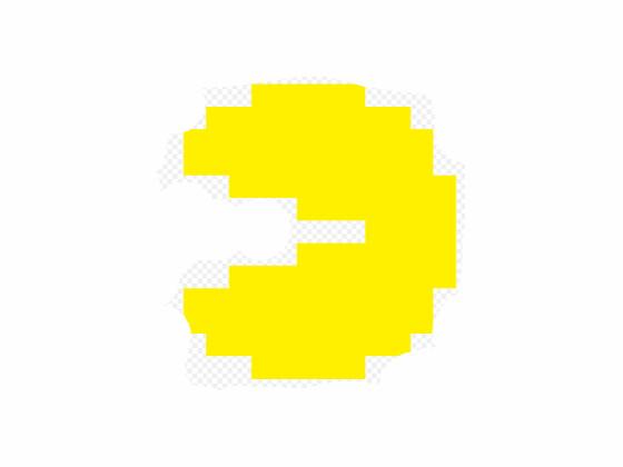 pac man spinning