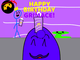 Happy Birthday Grimace