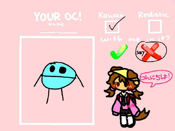 drawing your oc!