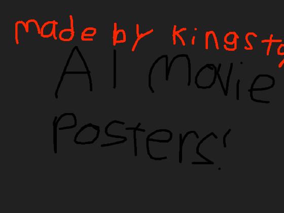 Ai movie posters!!!