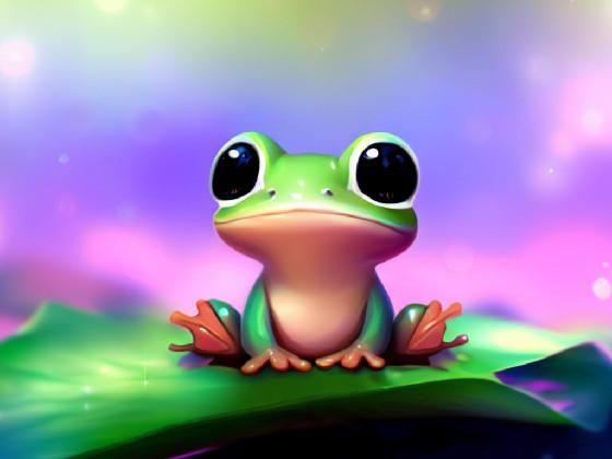 Cute frog