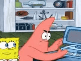 Spongebob computer GIF Funny😂
