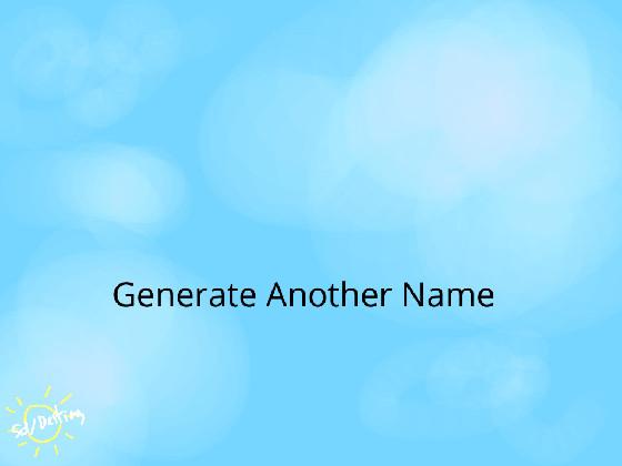 Name Generator (WC names and general names)