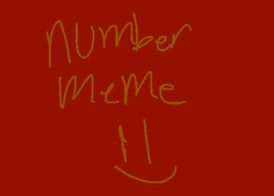 NUMBER Animation Meme