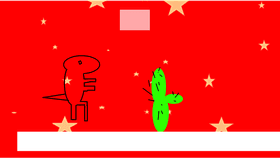 dino cactus game