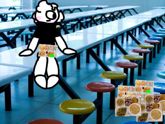 add your OC to the cafeteria