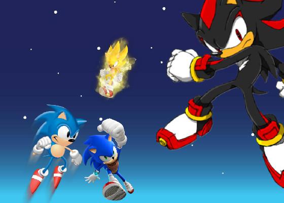 super sonic vs shadow 1 1