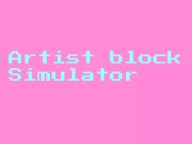 artist Block Simulator 