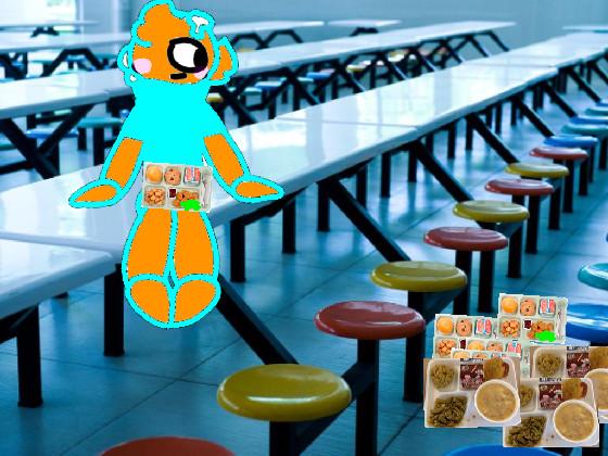 add your OC to the cafeteria 1