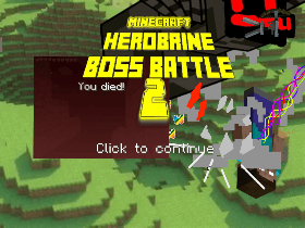 minecraft herobrine boss battle 2