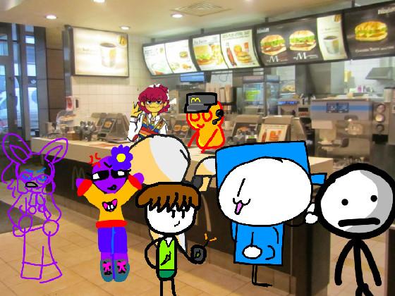 Add ur oc ordering McDonald’s! 1