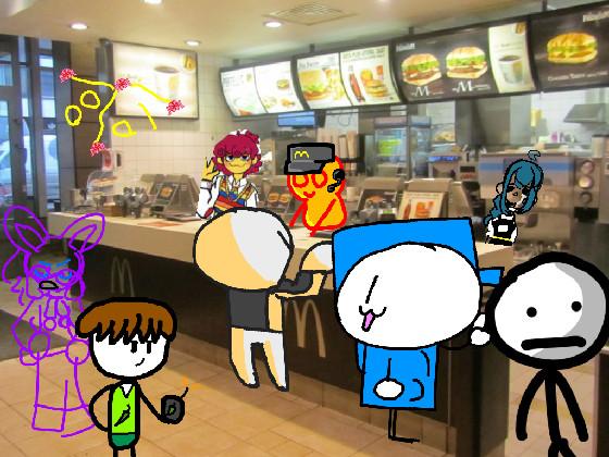 Add ur oc ordering McDonald’s!