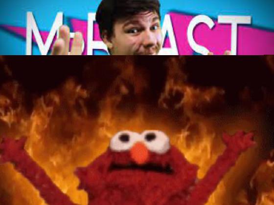 Elmo and Mr beast