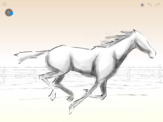 running horse 1