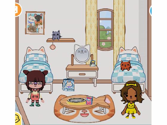 toca boca: cat bedroom  2