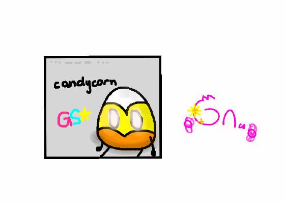 i drew candycorn!!