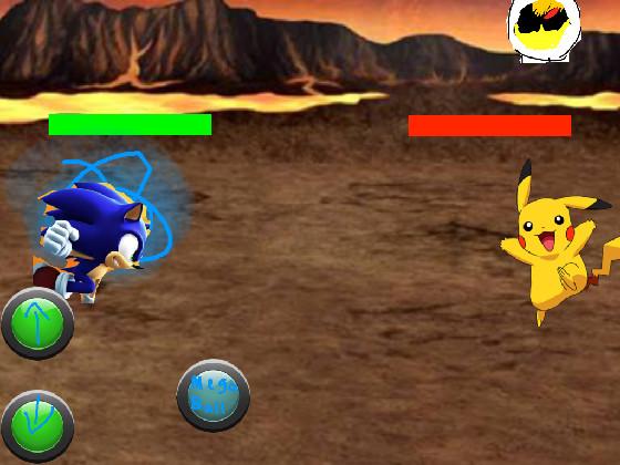 sonic vs pikachu first battle 💯