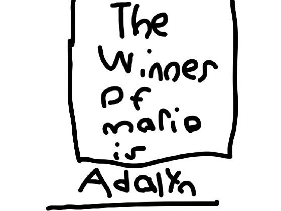 the winner of mario is….