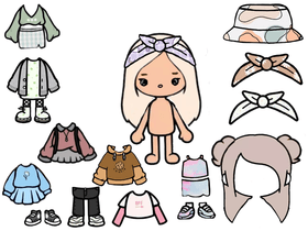 toca paper doll