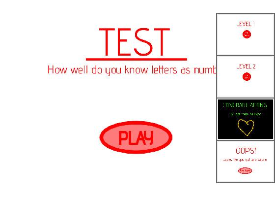 LETTER TEST