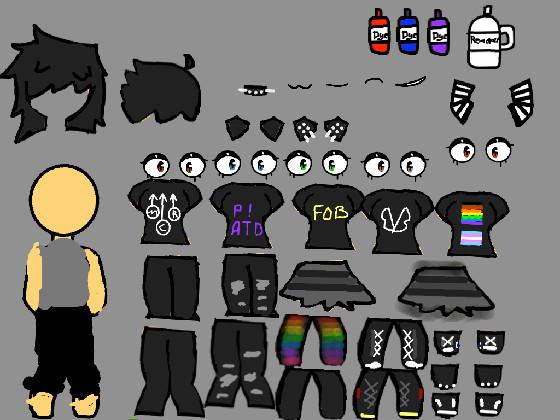 Emo Girl Dressup!  1