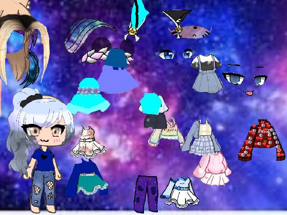 blue gacha dress up!