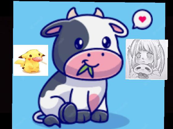 cute cow song + my drawings