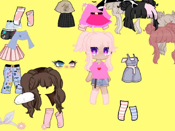 pink gacha dress up!