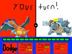 epic pokemon battle by me