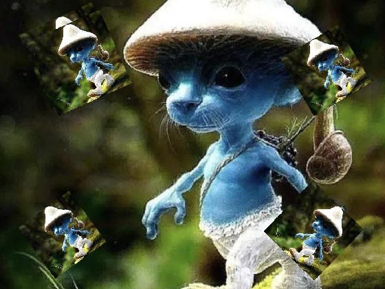 BLUE SMURF CAT 💙💙 1 1