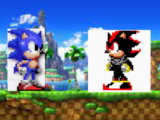 Sonic vs shadow 1