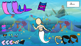 Animated mermaid designer