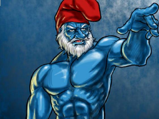 Zeus and Papa Smurf  1