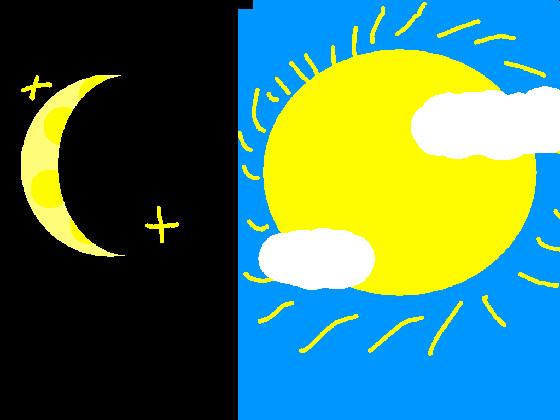 sun and the moon