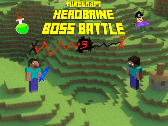 minecraft herobrine back to life boss